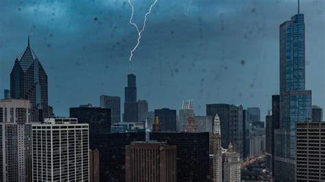 did it rain in chicago yesterday